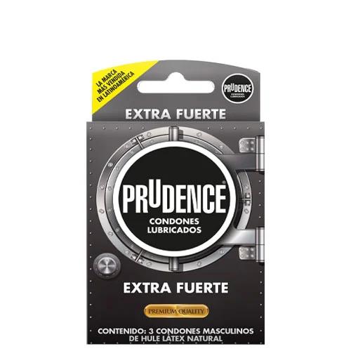 PRUDENCE EXTRA FUERTE CONDONES X 3