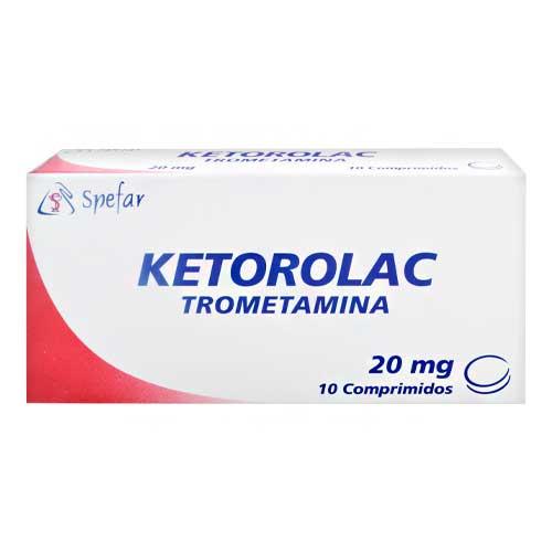 KETOROLAC TROMETAMINA 20 MG X 10 COMP SPEFAR
