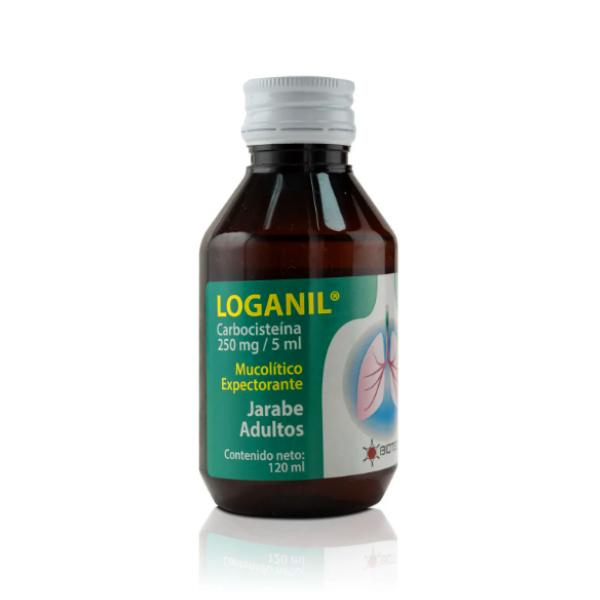 LOGANIL S-CARBOXIMETILCISTEINA 250MG/5ML JBE ADULTO 120ML BIOTECH