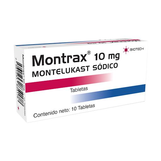 MONTRAX MONTELUKAST SODICO 10MG X 10 TAB PED BIOTECH