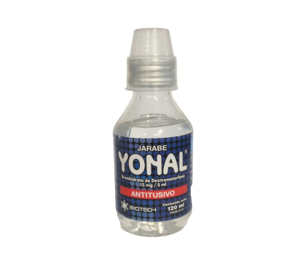 YONAL DEXTROMETORFANO 15MG/5ML JBE 120ML BIOTECH