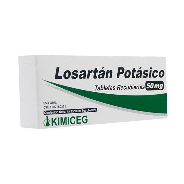 LOSARTAN POTASICO 50MG 30TAB KIMICEG