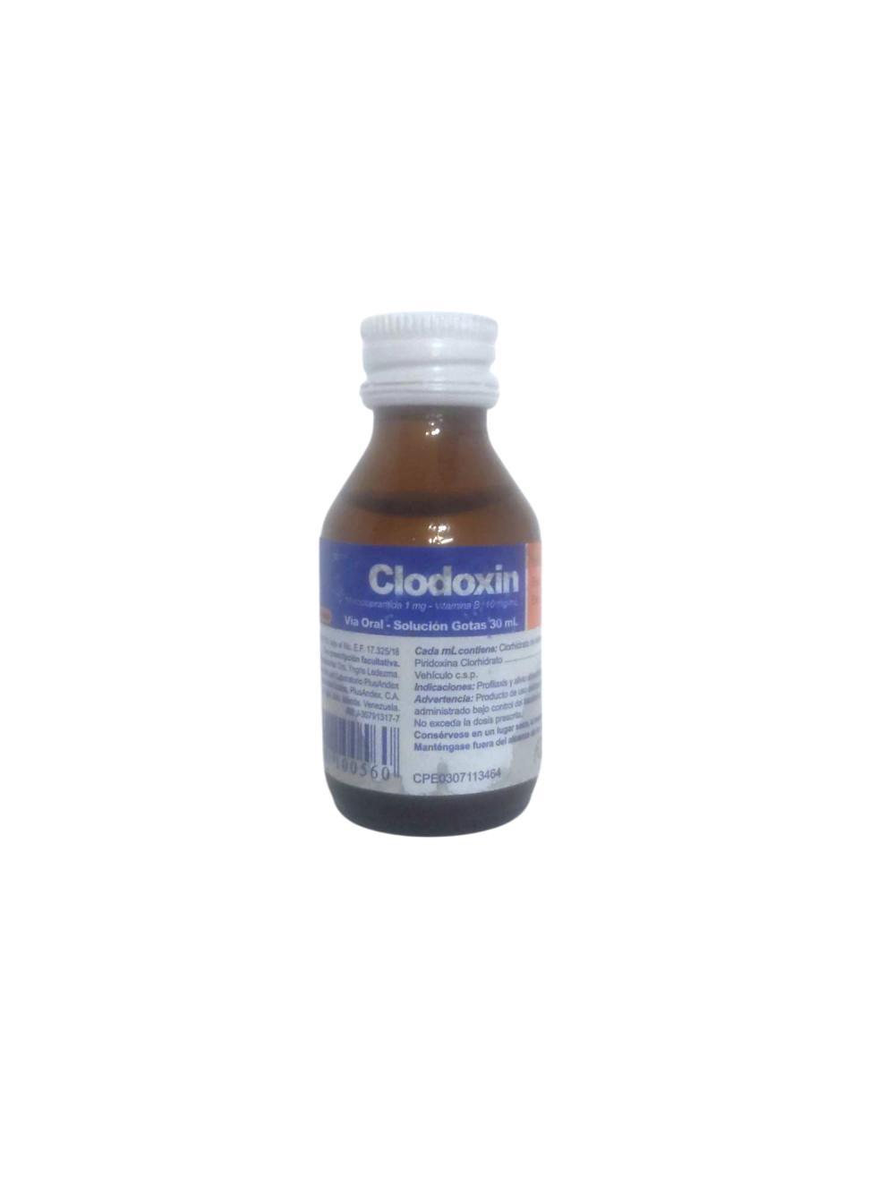 CLODOXIN METOCLOPRAMIDA+VIT B6 1-10MG/ML 30 ML PLUSANDEX