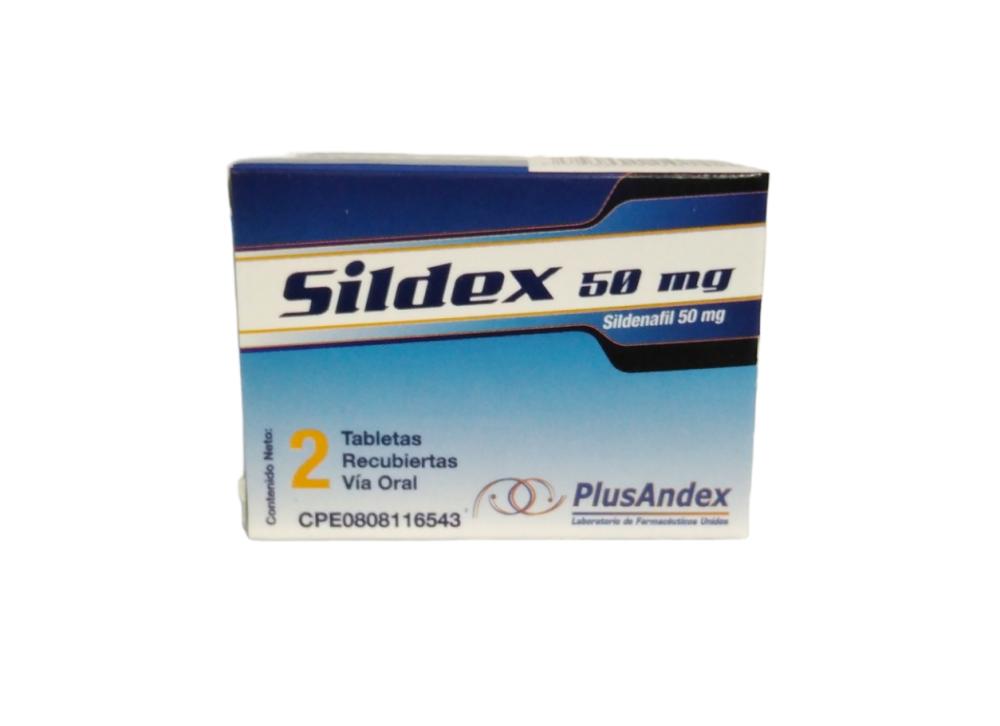 SILDEX SILDENAFIL 50 MG X 2 TAB PLUSANDEX