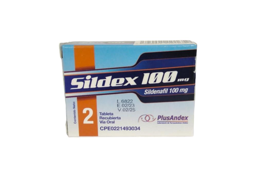 SILDEX SILDENAFIL 100 MG X 2 TAB PLUSANDEX 