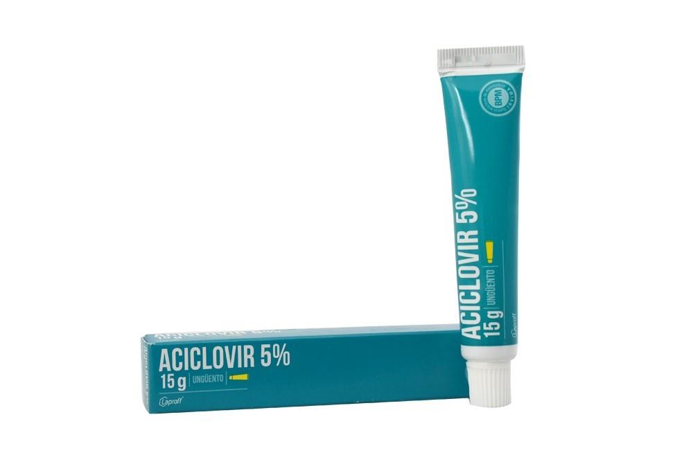 ACICLOVIR 5% CREMA TOPICA 15GR UNGUENTO LAPROFF