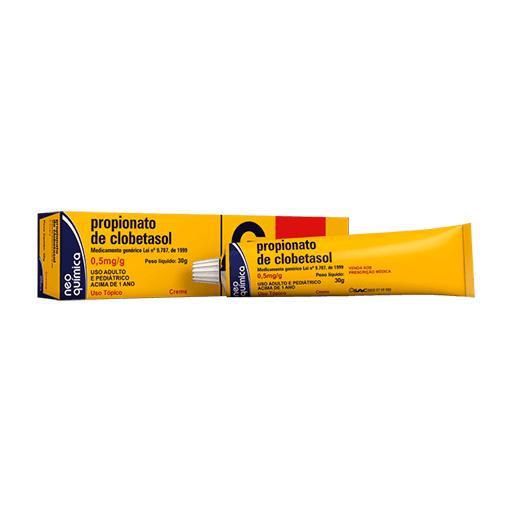 PROPIONATO DE CLOBETASOL 0.5MG/G CREMA X 30G NEO QUIMICA
