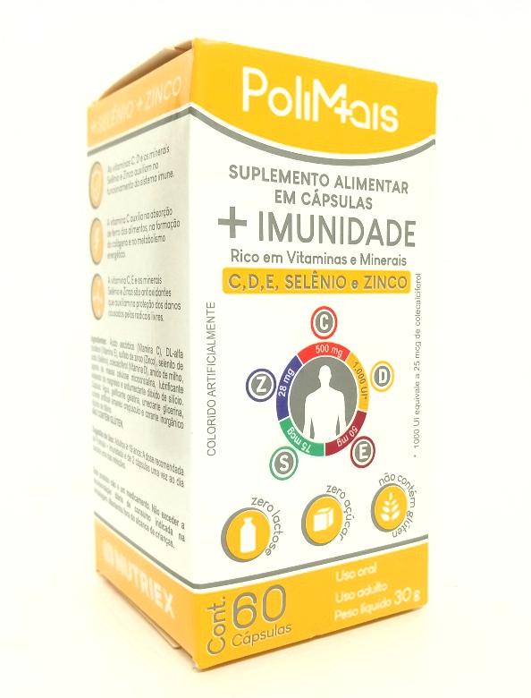 POLIMAIS MULTIVITAMINICO C+D+E+ZINC+SELEN X 60CAP