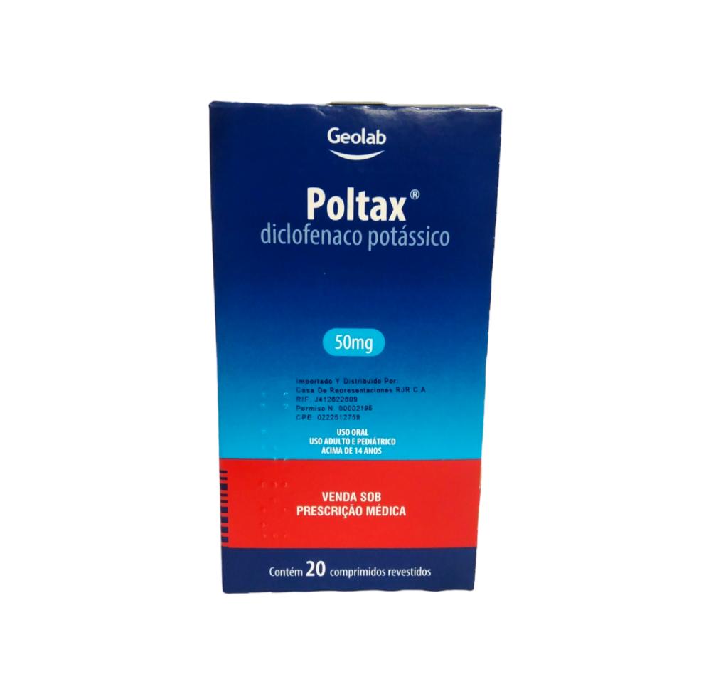 POLTAX DICLOFENAC POTASICO 50 MG X 20 COMP GEOLAB