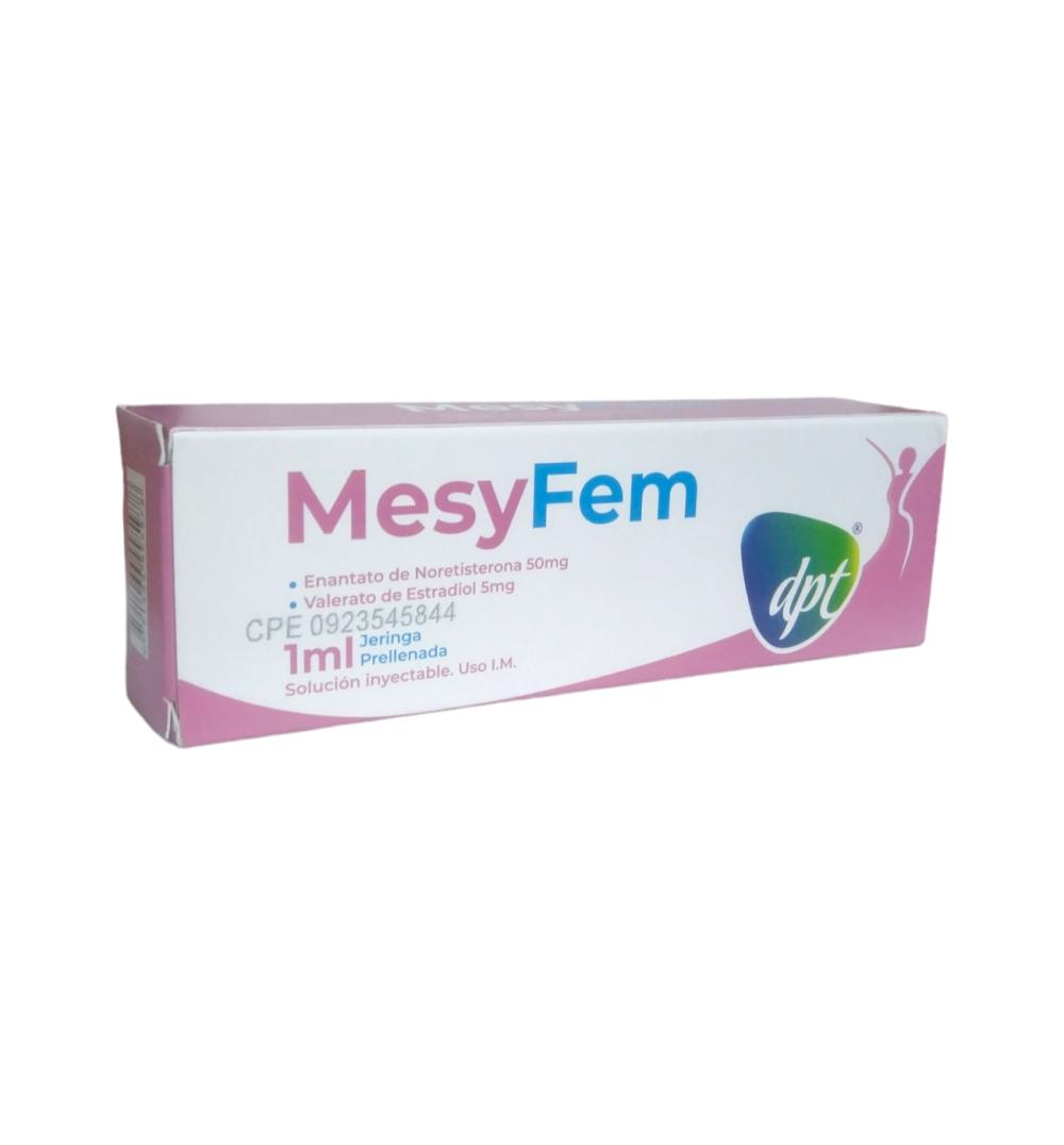MESYFEM (NORETISTERONA 50MG/ESTRADIOL 5MG) 1ML JERINGA PRELLENADA SOL INY IM DPT