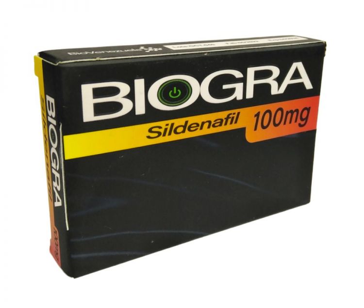 BIOGRA SILDENAFIL 100MG X 4 TAB BIOVENEZUELA