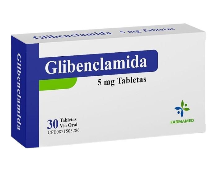 GLIBENCLAMIDA 5MG X 30TAB FARMAMED