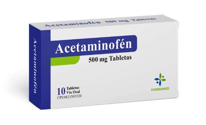 ACETAMINOFEN 500 MG X 10 TAB FARMAMED
